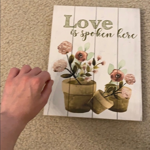 Wood pallet sign. - Picture 2 of 4